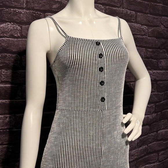 Caution To The Wind Pants - Caution To The Wind Cropped Ribbed Sleeveless Jumpsuit, Small